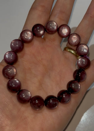 Wow !! Chatoyant Lepidolite Bracelet