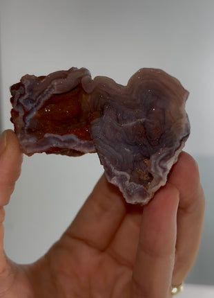 Unusual ! Amethyst after Chalcedony Specimen PM0965