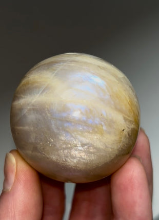 Flashy Rainbow Moonstone Sphere