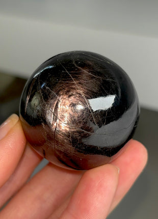 Flashy Hypersthene Sphere