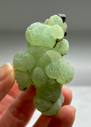 Green Prehnite with Epidote - From Mali