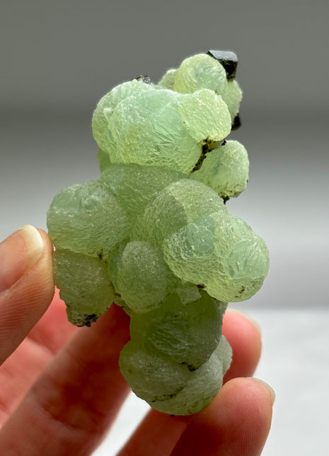 Green Prehnite with Epidote - From Mali