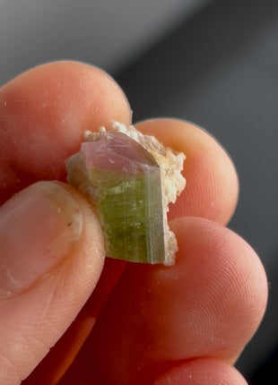 Pink Green Tourmaline with Albite PM1336