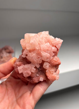 9 Piece Lot ! High Grade Pink Halite from Searles Lake, California