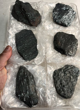 6 Pieces !  Specular Hematite lot - From Champion mine