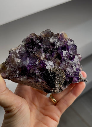 Fluorite with Rubyjack Sphalerite Minerva # 1 mine Collection # 846