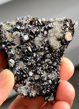 Rainbow Sphalerite with Quartz PM1232