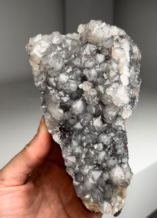 Rare ! Cumberland Habit Quartz on Blue Fluorite