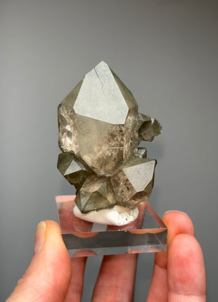 Green Chlorite Quartz - From Chamonix, French Alps