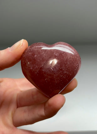 New Arrival ! Red Strawberry Quartz Heart