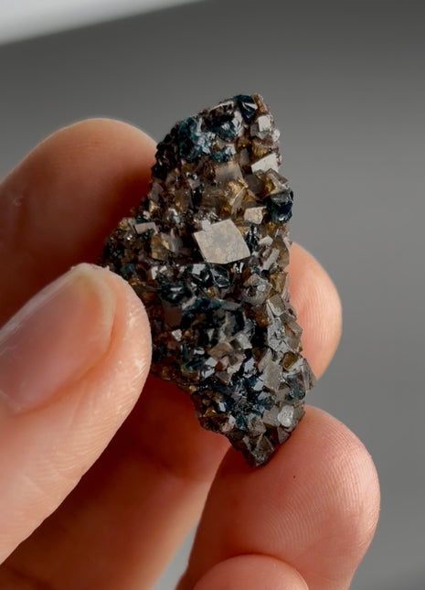 Blue Lazulite with Siderite from Rapid Creek, Canada PM1100