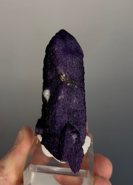 New ! Purple Fluorite Coated Quartz