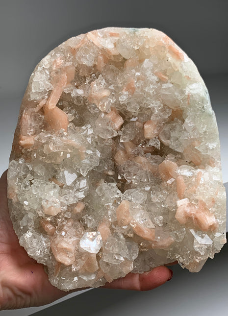 Very High Grade Apophyllite with Pink Stilbite # PM0216