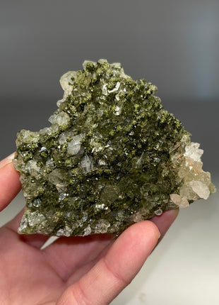 Forest Epidote with Quartz