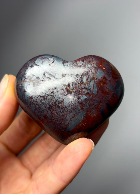 Rare Jaspilite Heart