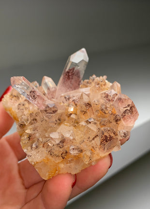 Sunset Hyaline Quartz with Great Phantoms # PM0199