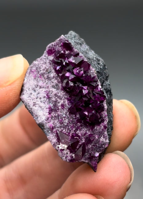 Purple Red Kammererite Specimen
