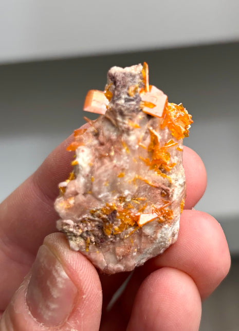 Wulfenite from Rowley mine, Arizona