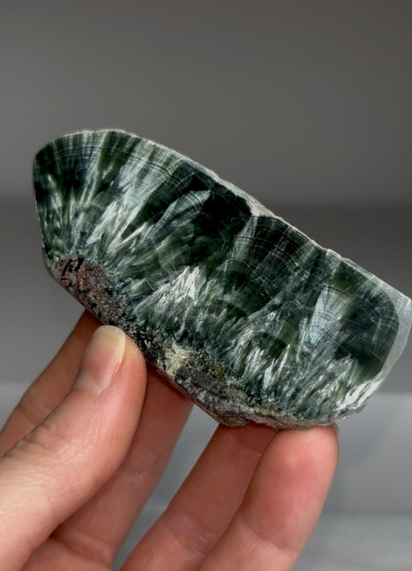 High Grade Green Seraphinite