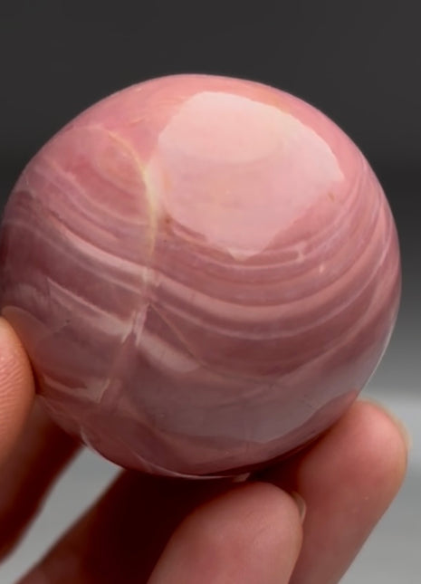 Pink Opal Sphere from Australia