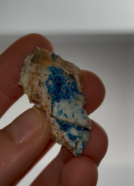 New Arrival ! Blue Veszelyite Specimen PM0488