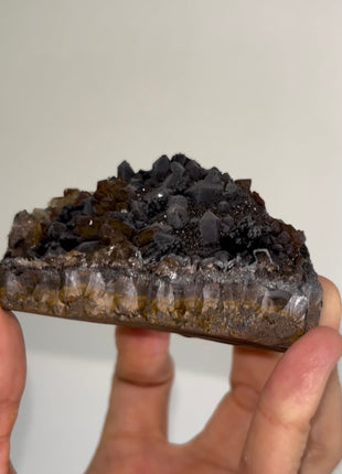 Black Galaxy Hematite with Quartz PM0547