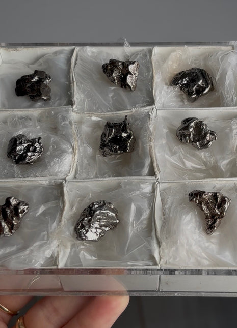 9 Pieces ! Campo del Cielo Meteorite Lot