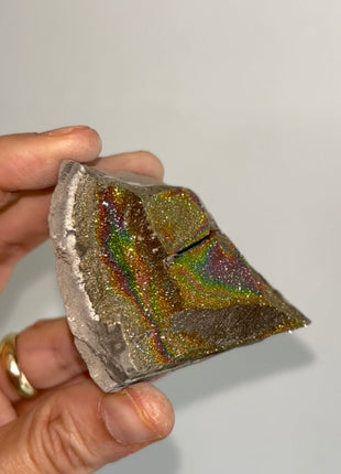 Spectropyrite Specimen from Volga River, Russia 🌈