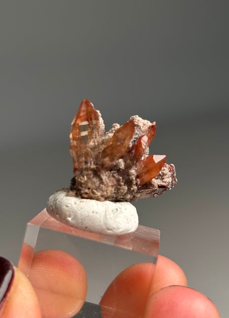 New ! Reddish Orange Topaz from Mexico