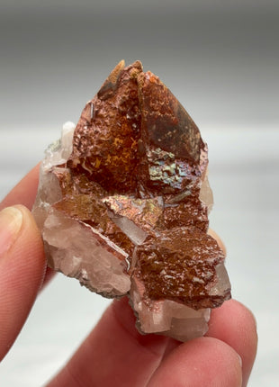 New find ! Iridescent Calcite with Chalcopyrite from Moldova