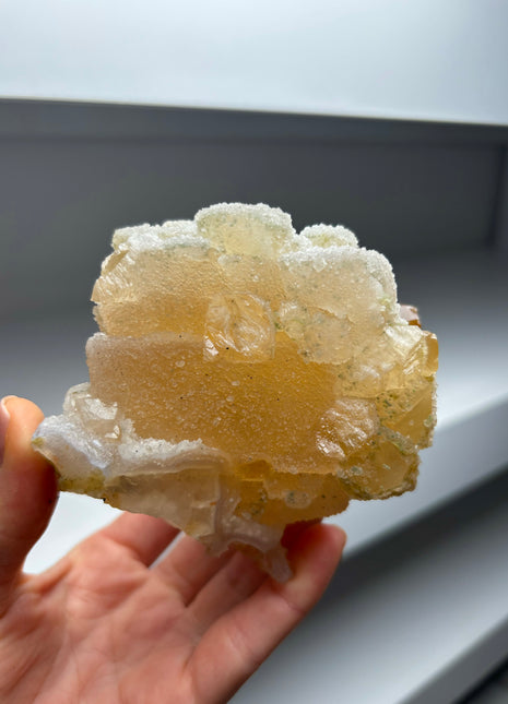 Amber Color Sugary Calcite Specimen