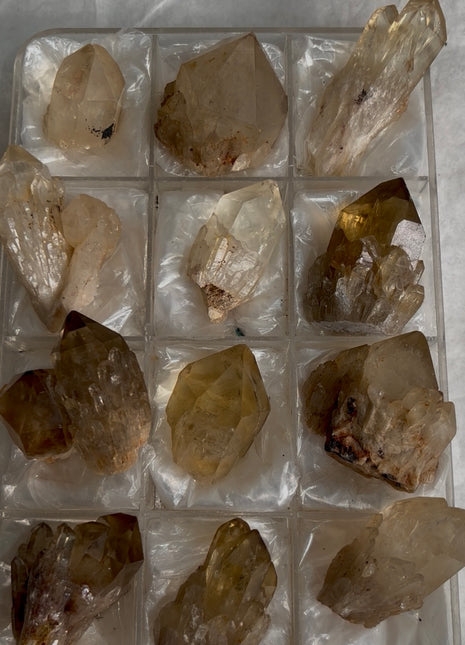 12 Pieces ! Kundalini Citrine Lot from Congo