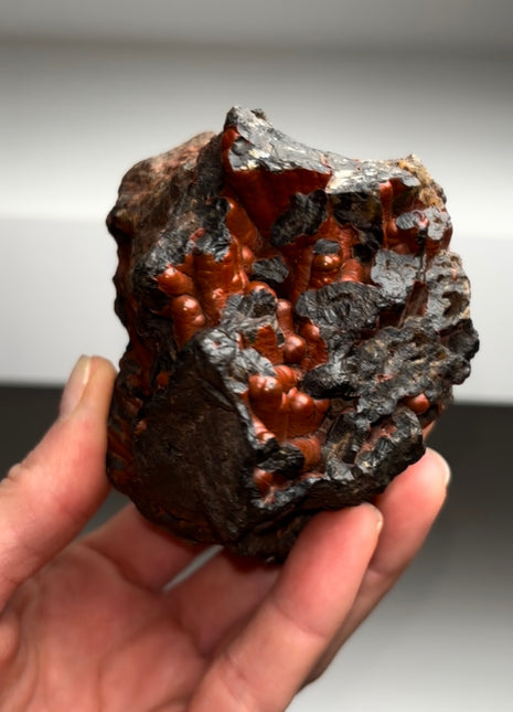 Red Crater Agate Geode