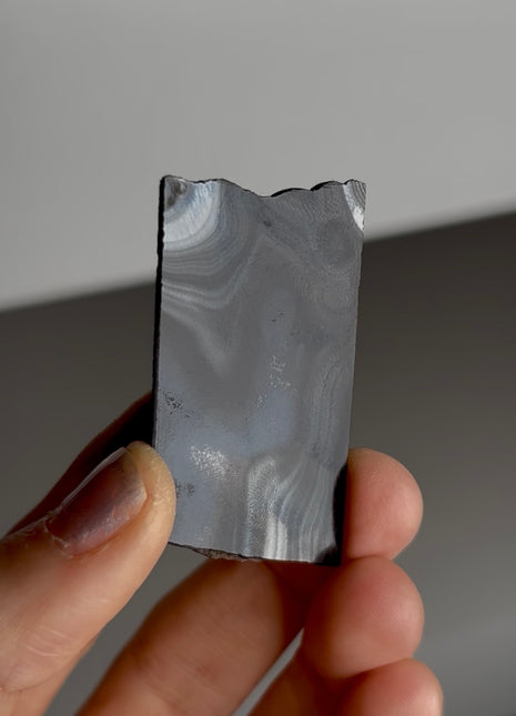 Rare Psilomelane Slab from Silver Crown mine