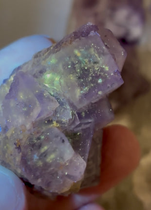 12 Pieces ! Galaxy Fluorite Lot