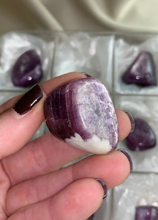 High Grade Flashy Lepidolite Lot - 12 Pieces !