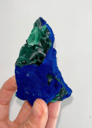 Vivid Blue Azurite with Velvety Malachite