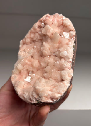 Pink Helulandite Geode DW024