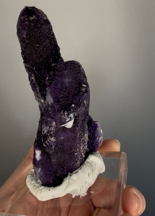 New ! Purple Fluorite Coated Quartz