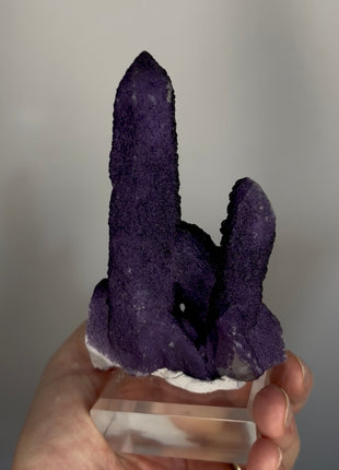 New ! Purple Fluorite Coated Quartz