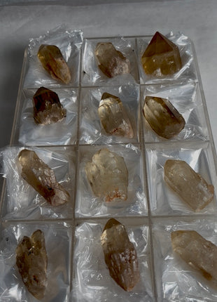 12 Pieces ! Kundalini Citrine Lot from Congo