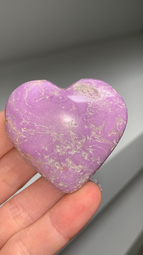 High Grade and Rare Phosphosiderite Heart - From Peru