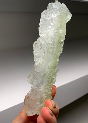 Stunning Green Halite Stalactite
 - From Lubin mine, Poland