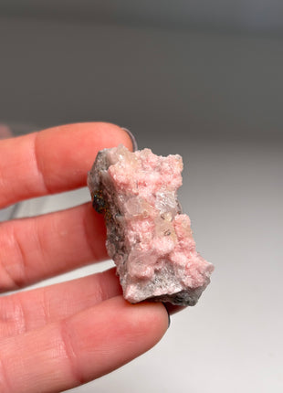 9 Pieces ! Pink Rhodocrosite with Quartz Lot