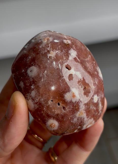 Wow ! Pink Amethyst with White Flowers