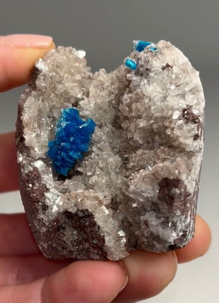 Electric Blue Cavansite