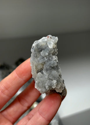 18 Pieces ! Druzy Blue Chalcedony with Apophyllite Lot