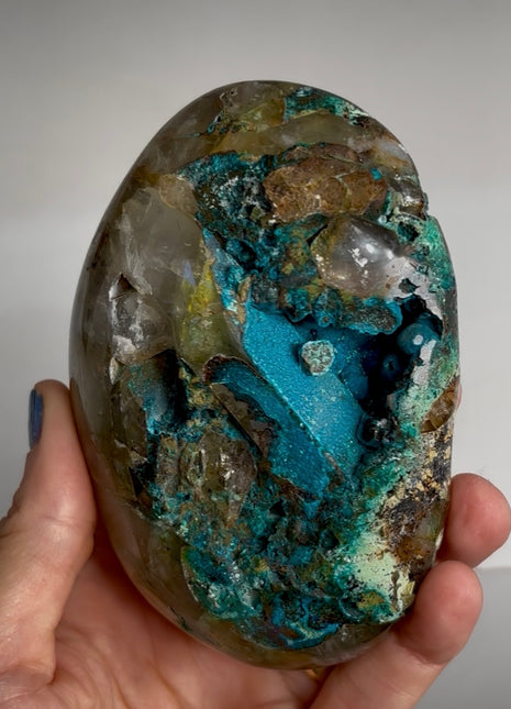 Blue Chrysocolla Geode PM1532