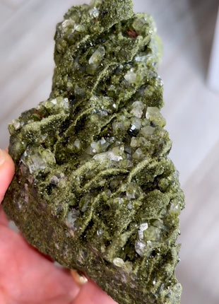 Very High Grade Forest Epidote with Quartz PM1223
