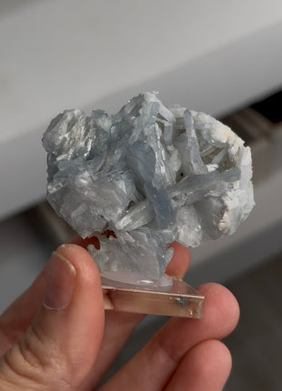 Tabular Blue Barite - From San Simon mine, Spain